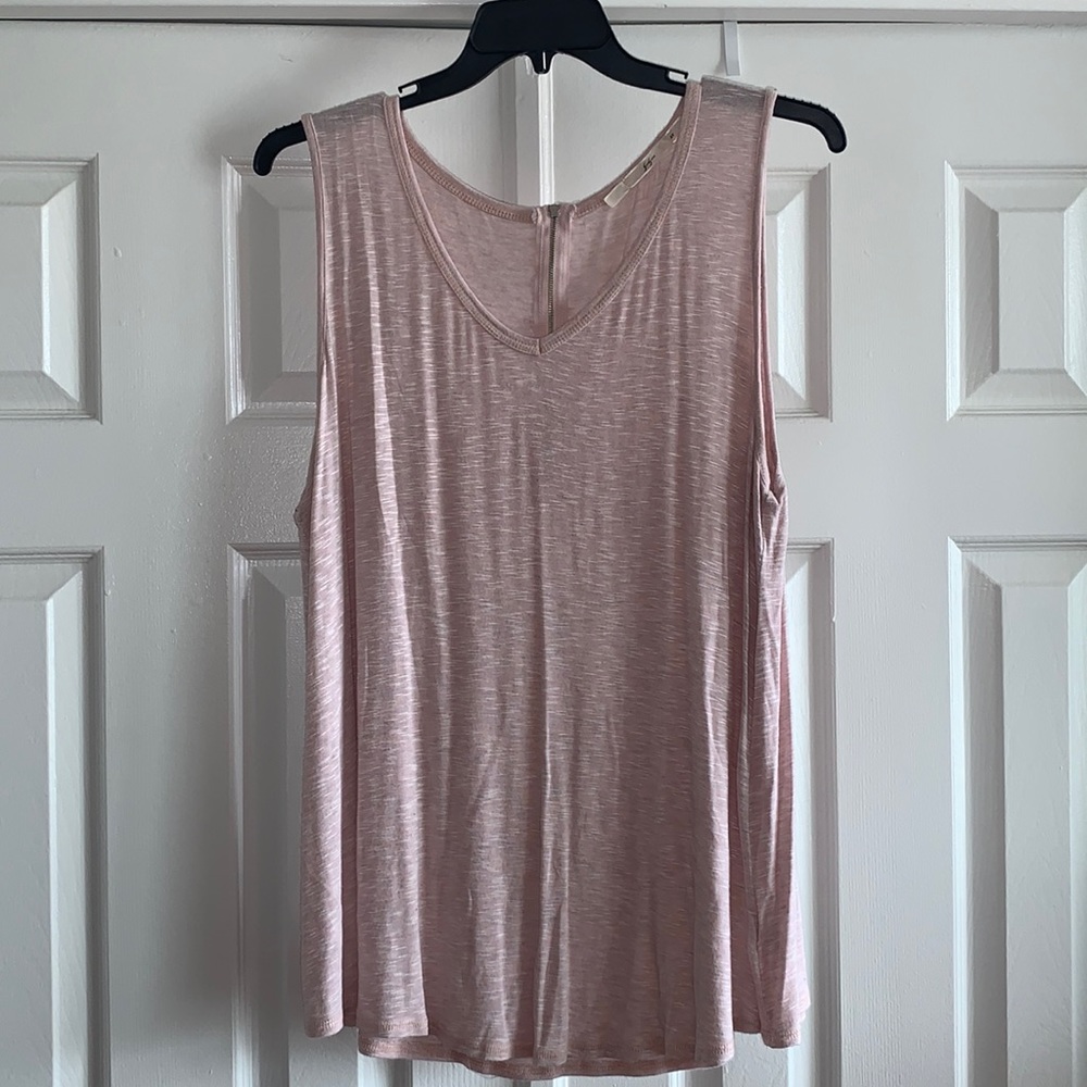 Gently Used Gibson Sleeveless Top - Light Pink/Blush - SZ 3X